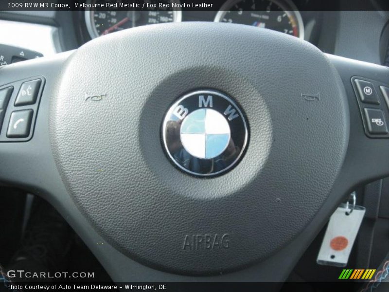 Melbourne Red Metallic / Fox Red Novillo Leather 2009 BMW M3 Coupe