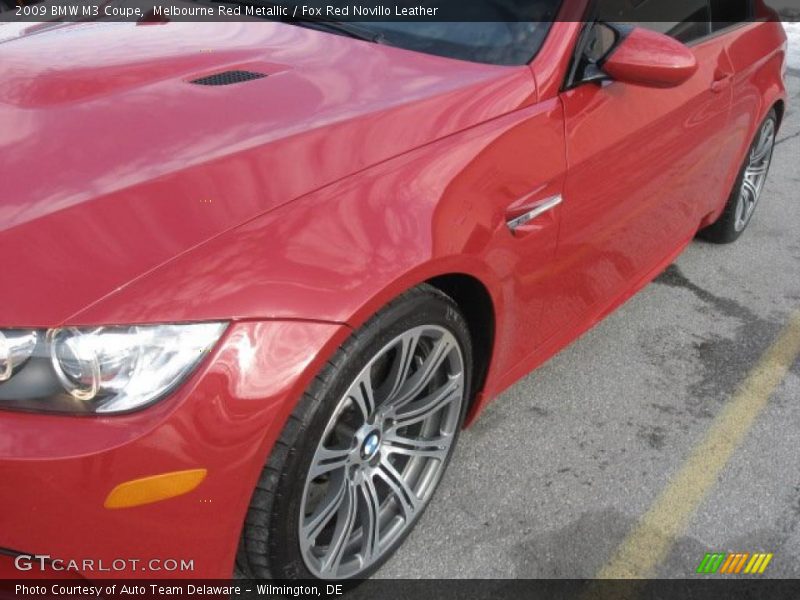 Melbourne Red Metallic / Fox Red Novillo Leather 2009 BMW M3 Coupe