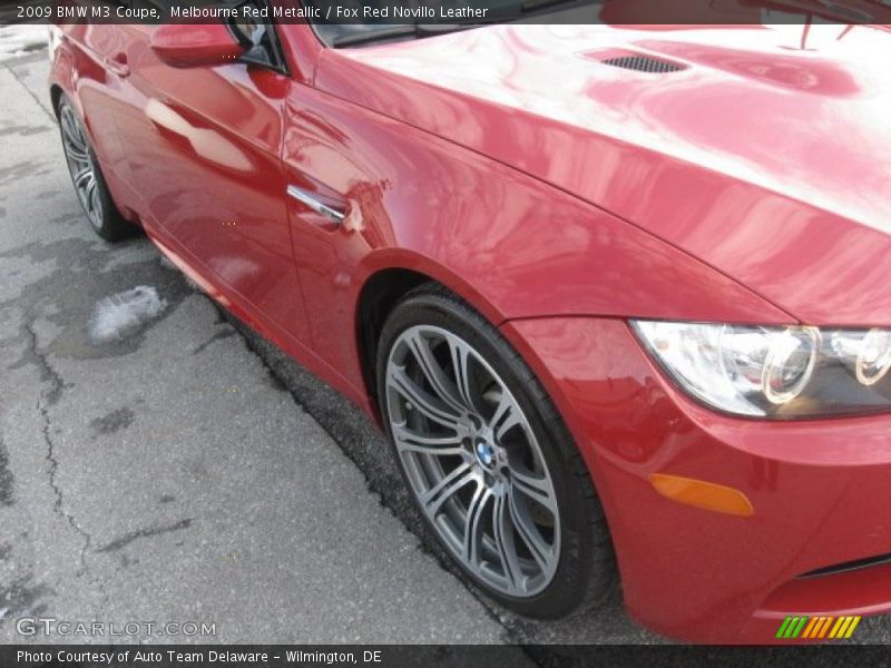Melbourne Red Metallic / Fox Red Novillo Leather 2009 BMW M3 Coupe