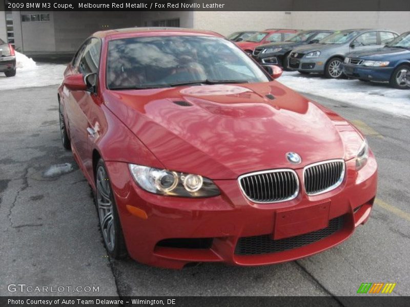Melbourne Red Metallic / Fox Red Novillo Leather 2009 BMW M3 Coupe