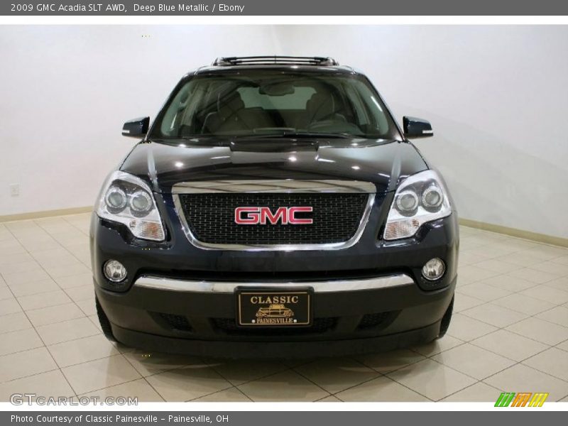 Deep Blue Metallic / Ebony 2009 GMC Acadia SLT AWD