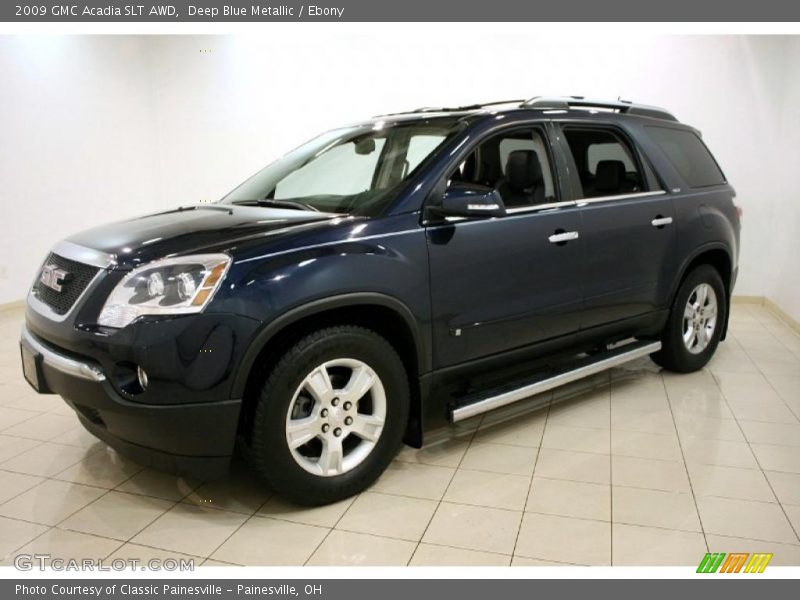 Deep Blue Metallic / Ebony 2009 GMC Acadia SLT AWD