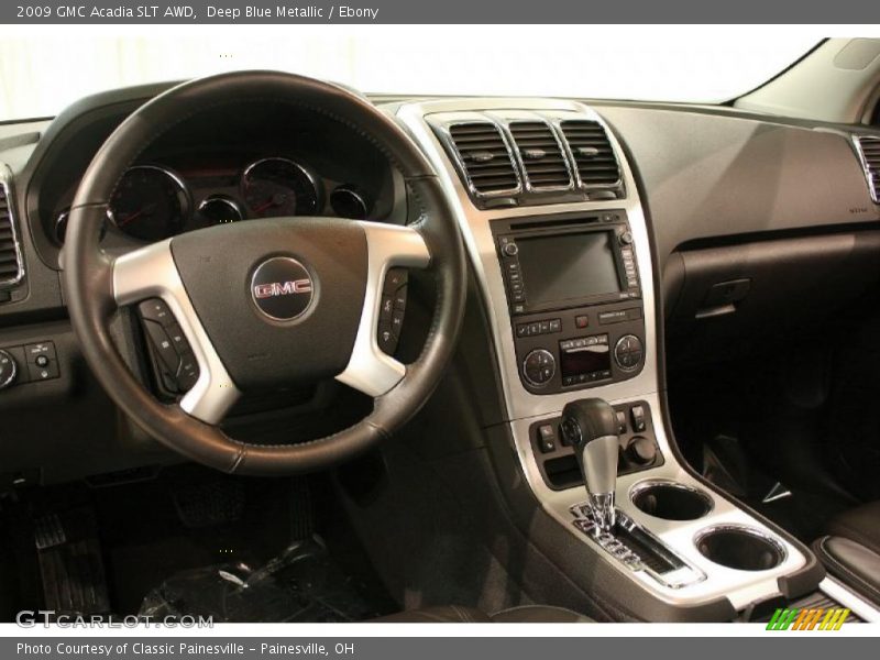 Deep Blue Metallic / Ebony 2009 GMC Acadia SLT AWD