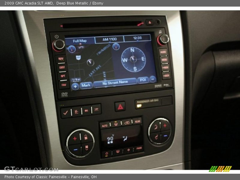 Deep Blue Metallic / Ebony 2009 GMC Acadia SLT AWD