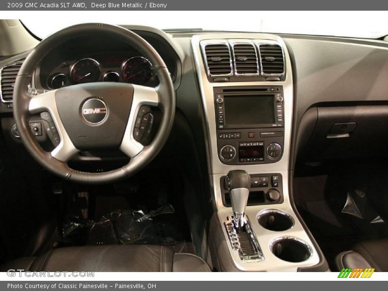 Deep Blue Metallic / Ebony 2009 GMC Acadia SLT AWD