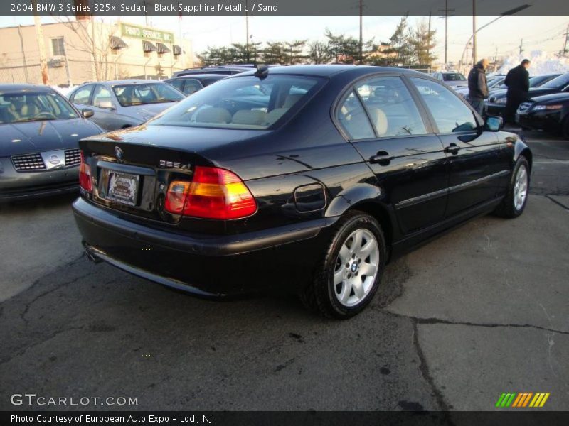 Black Sapphire Metallic / Sand 2004 BMW 3 Series 325xi Sedan