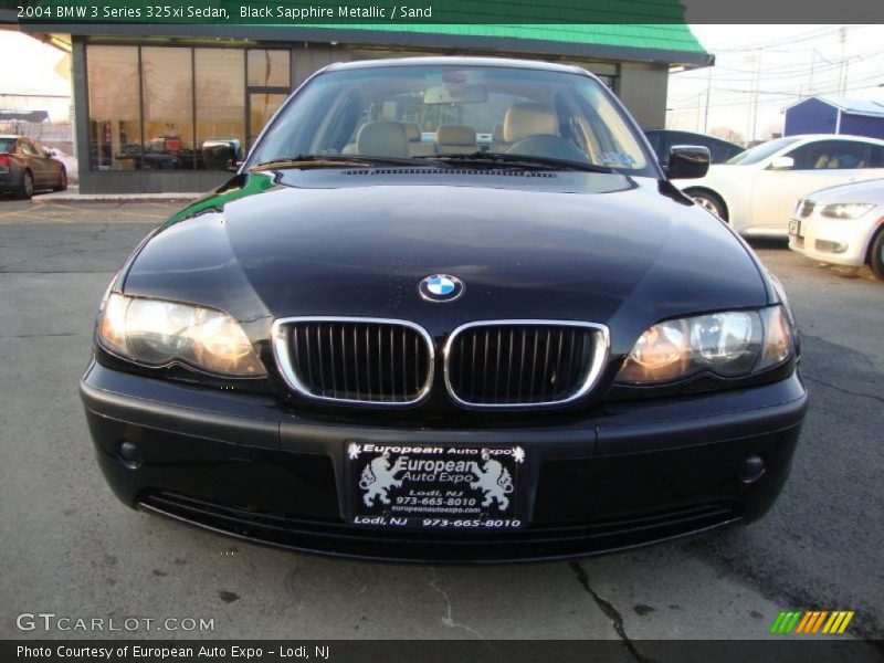 Black Sapphire Metallic / Sand 2004 BMW 3 Series 325xi Sedan