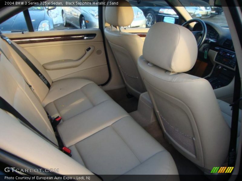 Black Sapphire Metallic / Sand 2004 BMW 3 Series 325xi Sedan