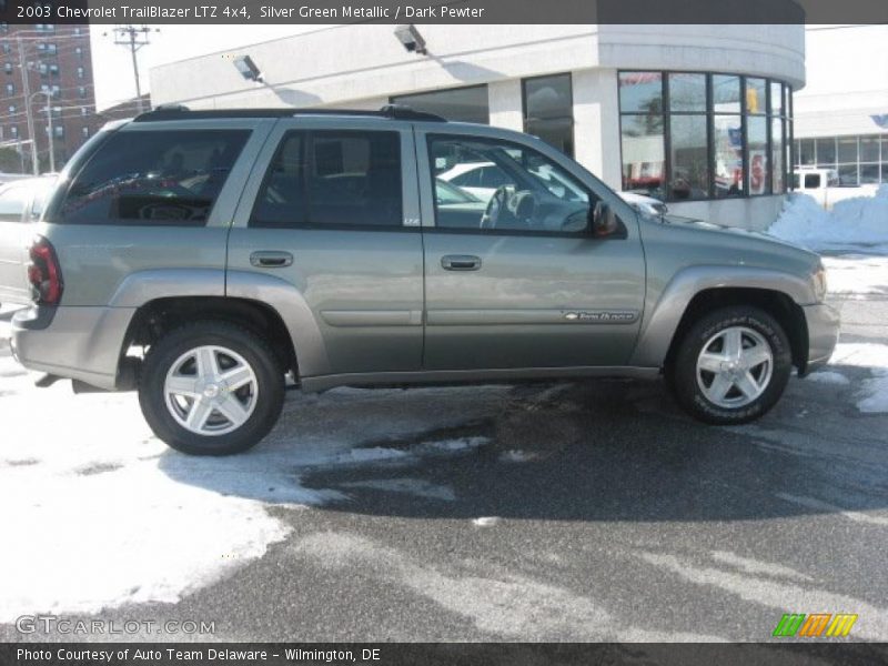 Silver Green Metallic / Dark Pewter 2003 Chevrolet TrailBlazer LTZ 4x4