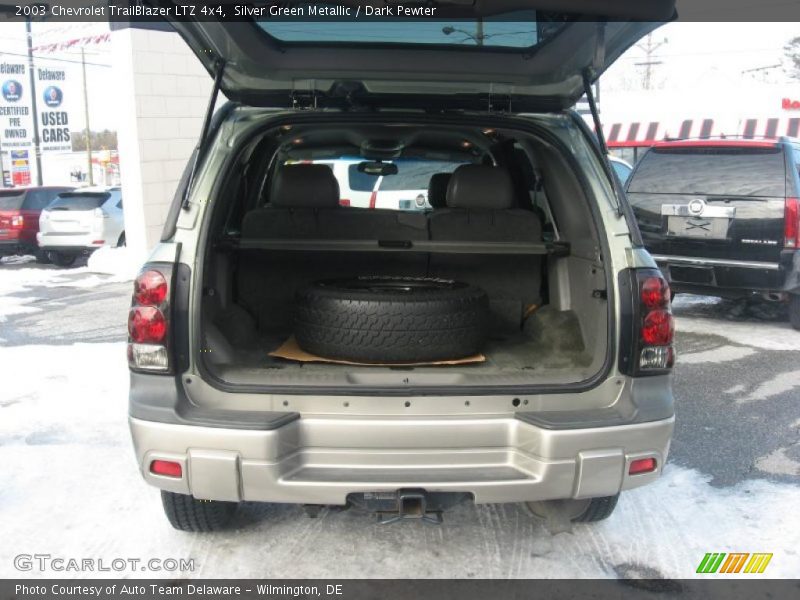 Silver Green Metallic / Dark Pewter 2003 Chevrolet TrailBlazer LTZ 4x4