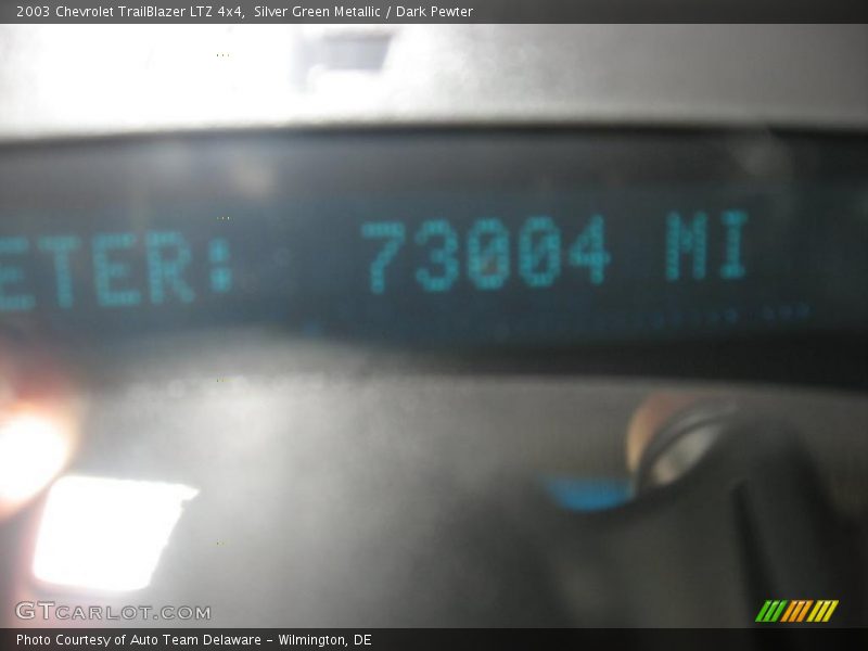 Silver Green Metallic / Dark Pewter 2003 Chevrolet TrailBlazer LTZ 4x4