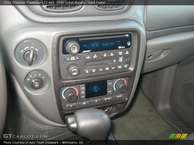 Silver Green Metallic / Dark Pewter 2003 Chevrolet TrailBlazer LTZ 4x4