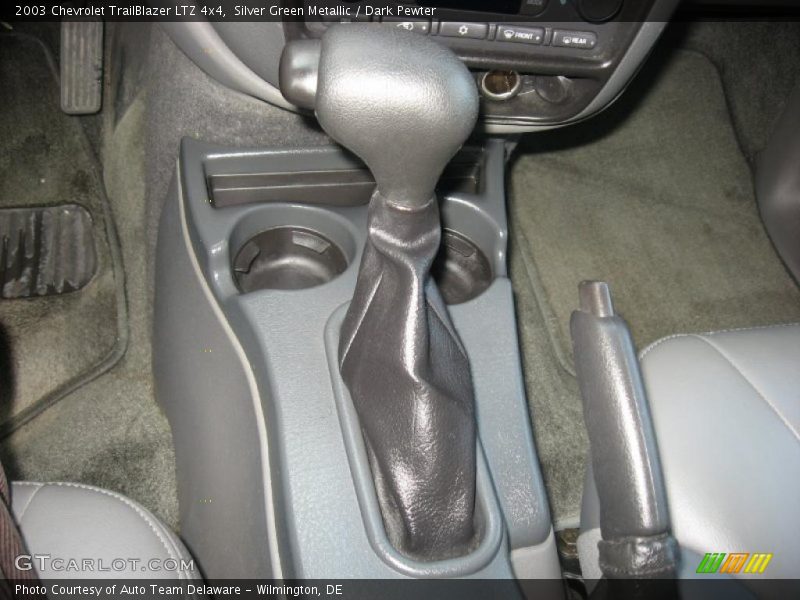 Silver Green Metallic / Dark Pewter 2003 Chevrolet TrailBlazer LTZ 4x4
