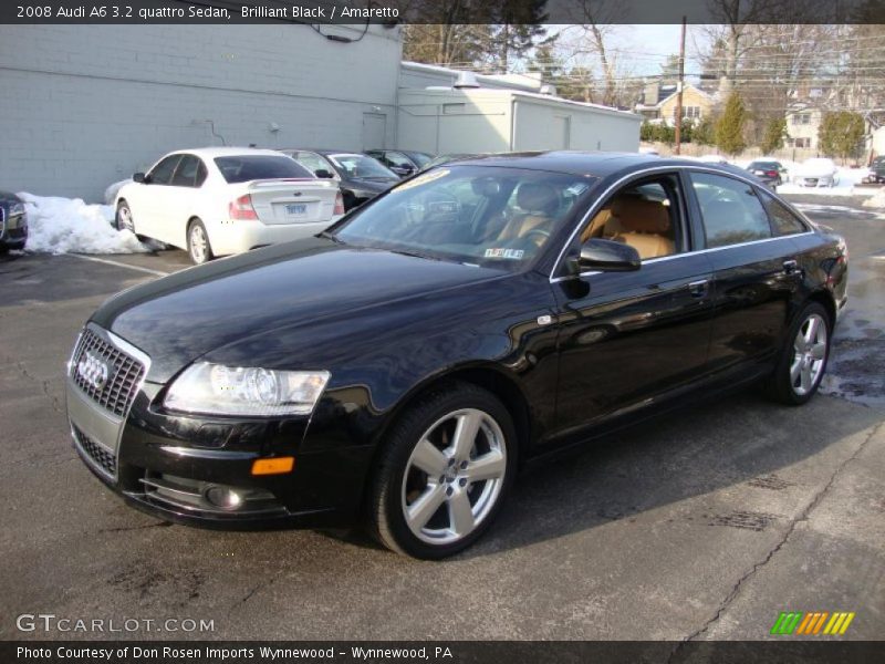 Brilliant Black / Amaretto 2008 Audi A6 3.2 quattro Sedan