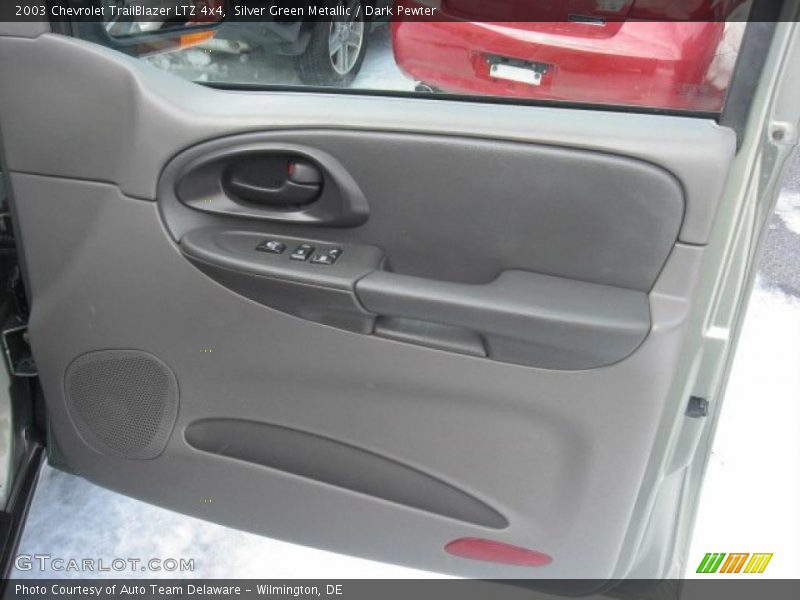 Silver Green Metallic / Dark Pewter 2003 Chevrolet TrailBlazer LTZ 4x4
