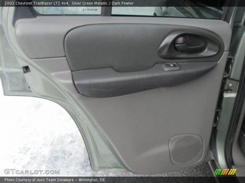 Silver Green Metallic / Dark Pewter 2003 Chevrolet TrailBlazer LTZ 4x4