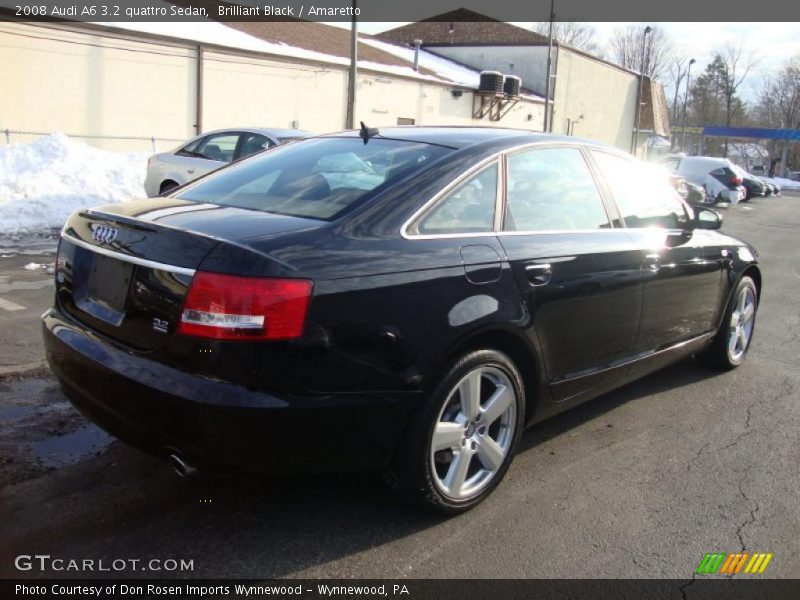 Brilliant Black / Amaretto 2008 Audi A6 3.2 quattro Sedan
