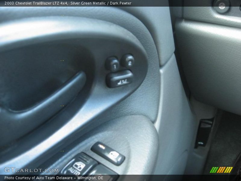Silver Green Metallic / Dark Pewter 2003 Chevrolet TrailBlazer LTZ 4x4