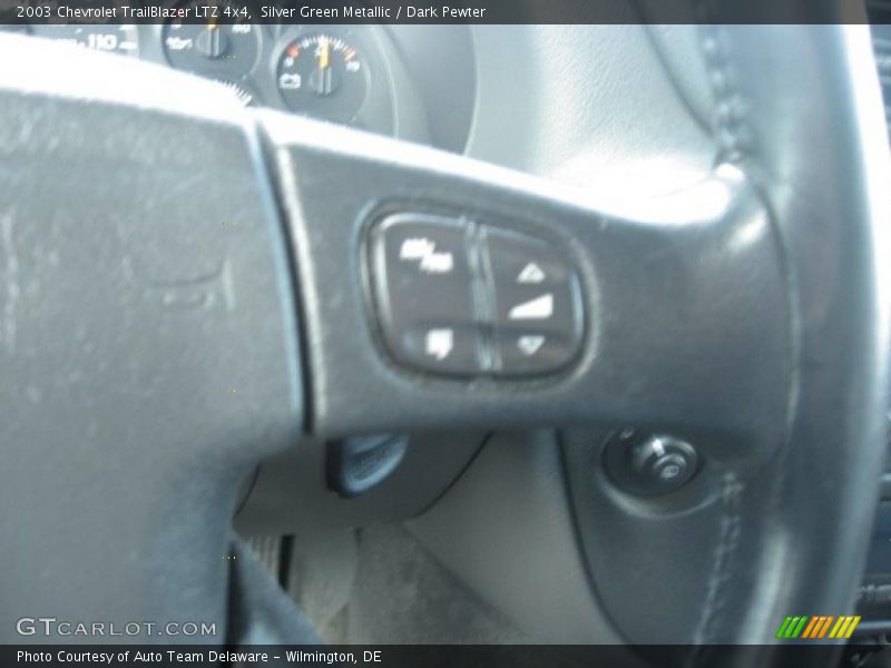 Silver Green Metallic / Dark Pewter 2003 Chevrolet TrailBlazer LTZ 4x4