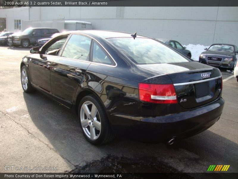 Brilliant Black / Amaretto 2008 Audi A6 3.2 quattro Sedan