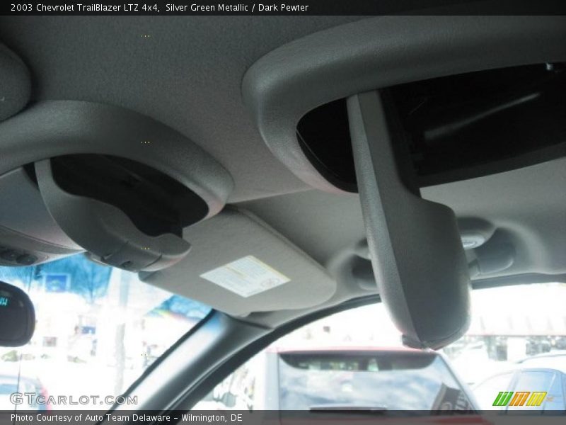 Silver Green Metallic / Dark Pewter 2003 Chevrolet TrailBlazer LTZ 4x4