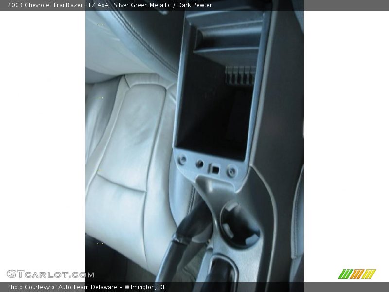 Silver Green Metallic / Dark Pewter 2003 Chevrolet TrailBlazer LTZ 4x4
