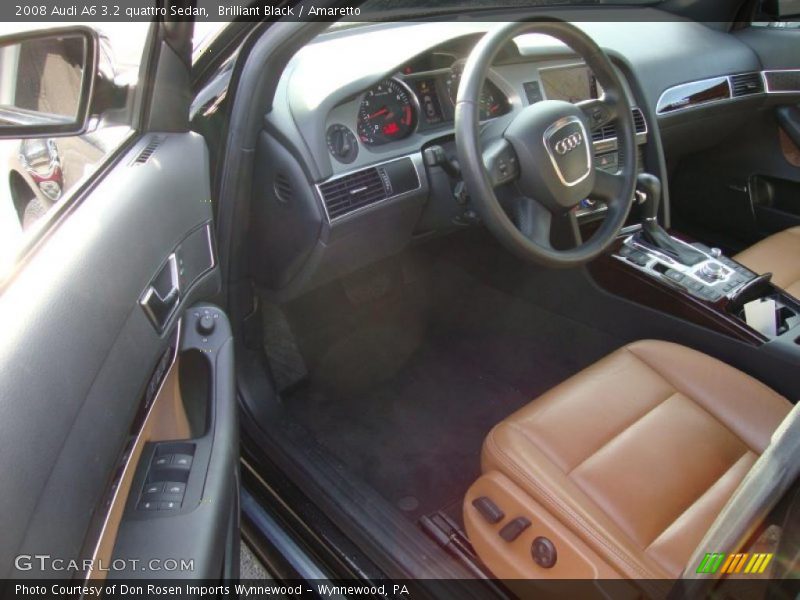 Brilliant Black / Amaretto 2008 Audi A6 3.2 quattro Sedan