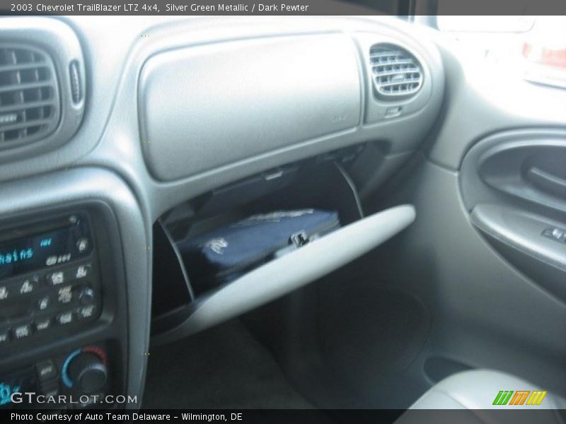 Silver Green Metallic / Dark Pewter 2003 Chevrolet TrailBlazer LTZ 4x4