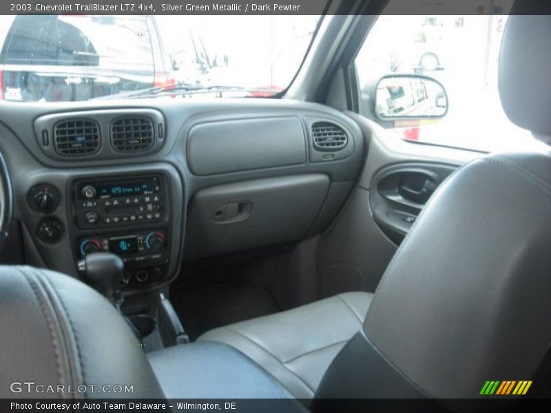 Silver Green Metallic / Dark Pewter 2003 Chevrolet TrailBlazer LTZ 4x4
