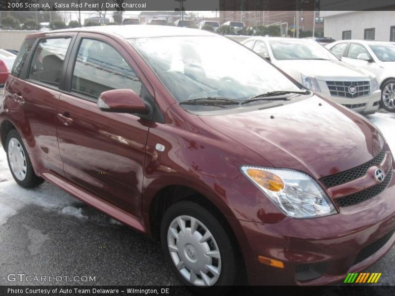 Salsa Red Pearl / Dark Charcoal 2006 Scion xA