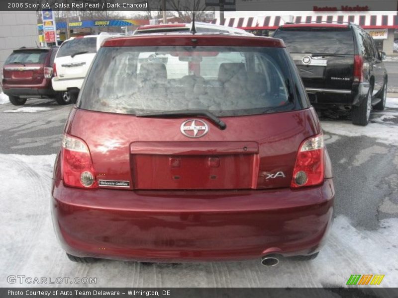 Salsa Red Pearl / Dark Charcoal 2006 Scion xA