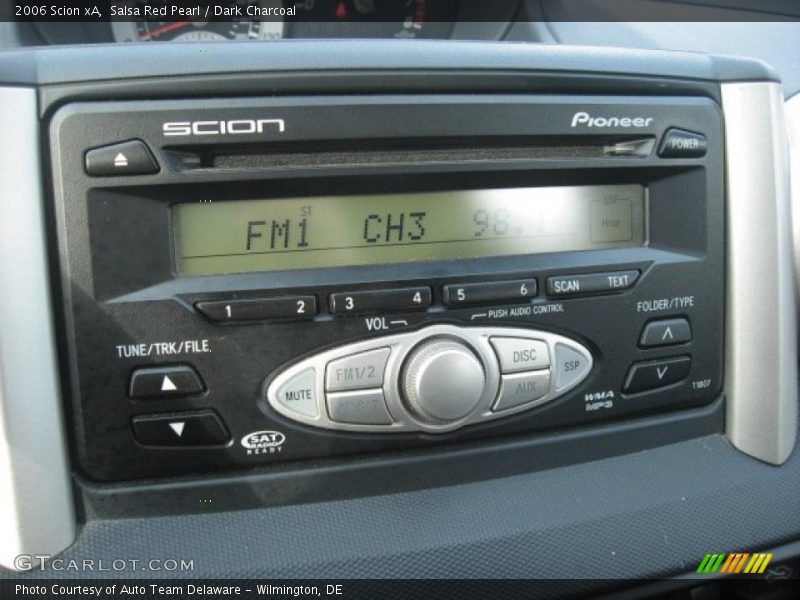 Salsa Red Pearl / Dark Charcoal 2006 Scion xA