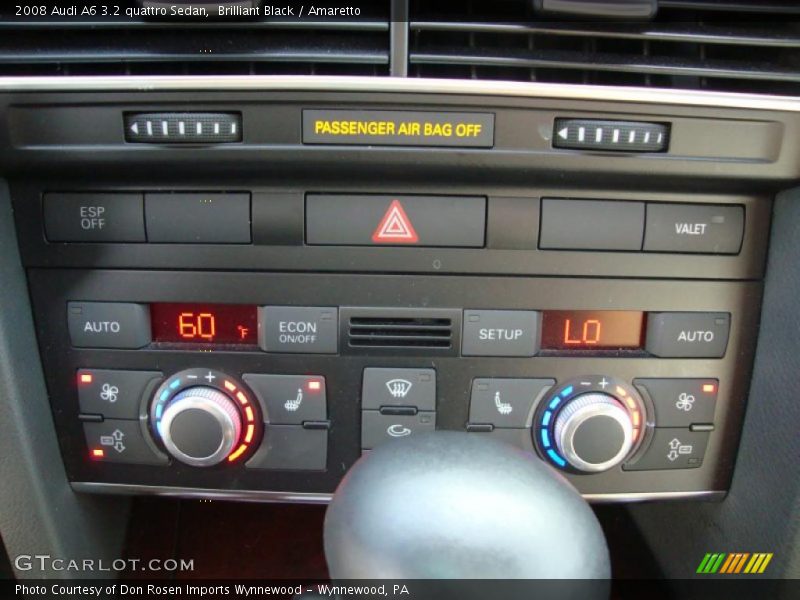 Brilliant Black / Amaretto 2008 Audi A6 3.2 quattro Sedan
