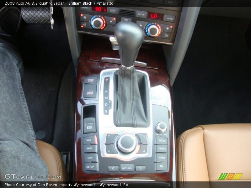 Brilliant Black / Amaretto 2008 Audi A6 3.2 quattro Sedan