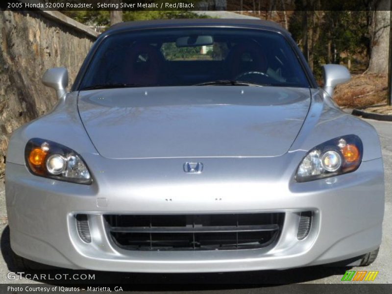 Sebring Silver Metallic / Red/Black 2005 Honda S2000 Roadster
