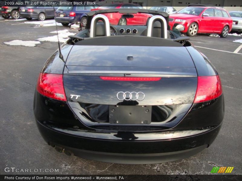 Brilliant Black / Black 2009 Audi TT 2.0T Roadster