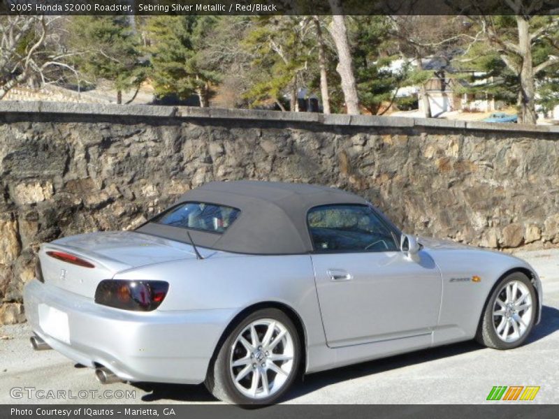 Sebring Silver Metallic / Red/Black 2005 Honda S2000 Roadster