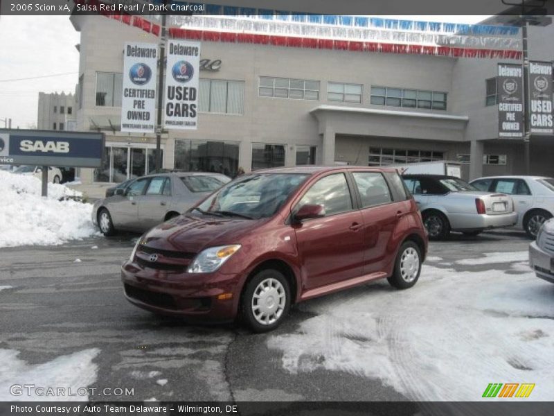 Salsa Red Pearl / Dark Charcoal 2006 Scion xA