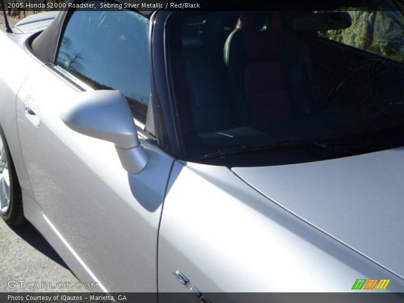 Sebring Silver Metallic / Red/Black 2005 Honda S2000 Roadster