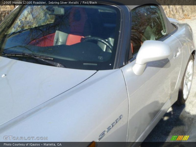 Sebring Silver Metallic / Red/Black 2005 Honda S2000 Roadster
