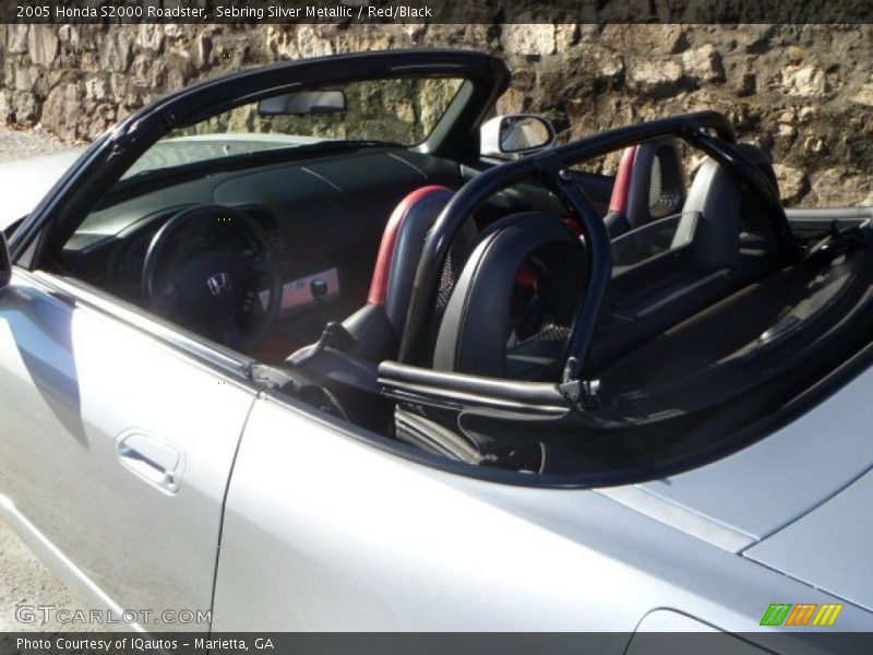 Sebring Silver Metallic / Red/Black 2005 Honda S2000 Roadster