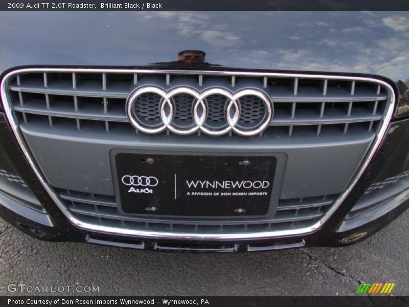 Brilliant Black / Black 2009 Audi TT 2.0T Roadster