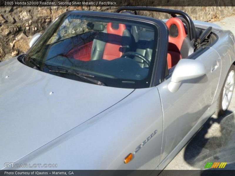 Sebring Silver Metallic / Red/Black 2005 Honda S2000 Roadster