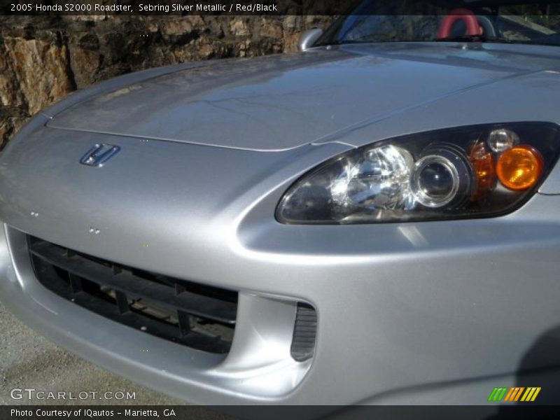 Sebring Silver Metallic / Red/Black 2005 Honda S2000 Roadster