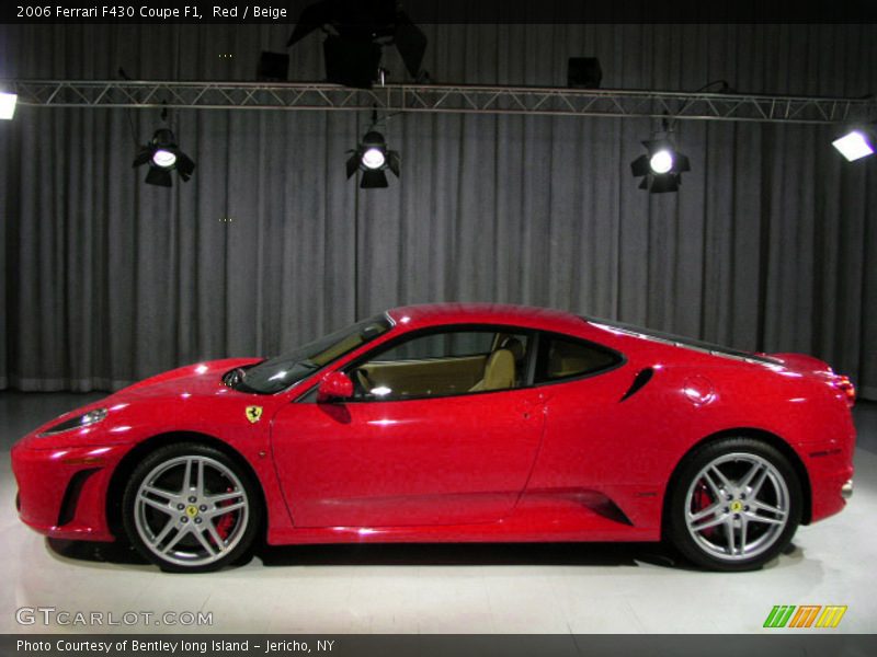 Red / Beige 2006 Ferrari F430 Coupe F1