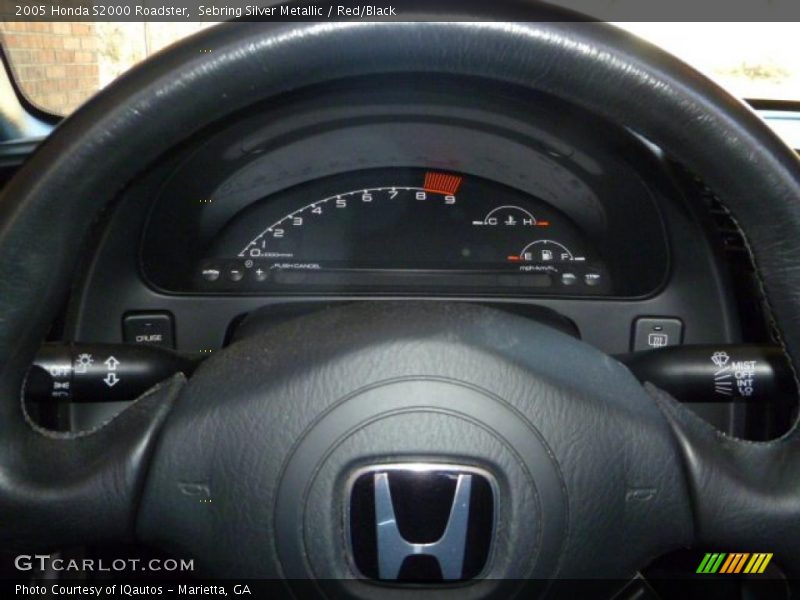 Sebring Silver Metallic / Red/Black 2005 Honda S2000 Roadster