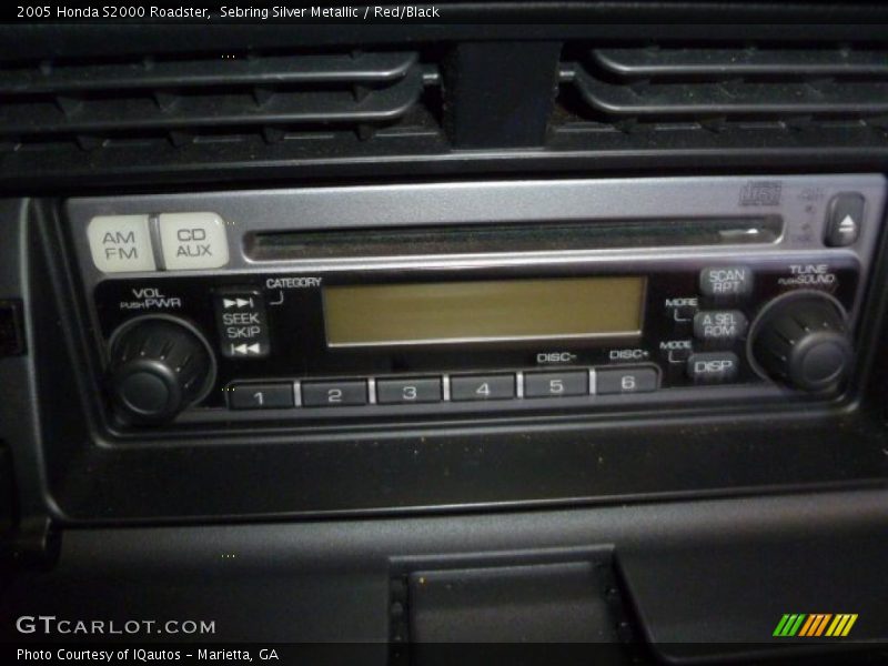 Sebring Silver Metallic / Red/Black 2005 Honda S2000 Roadster