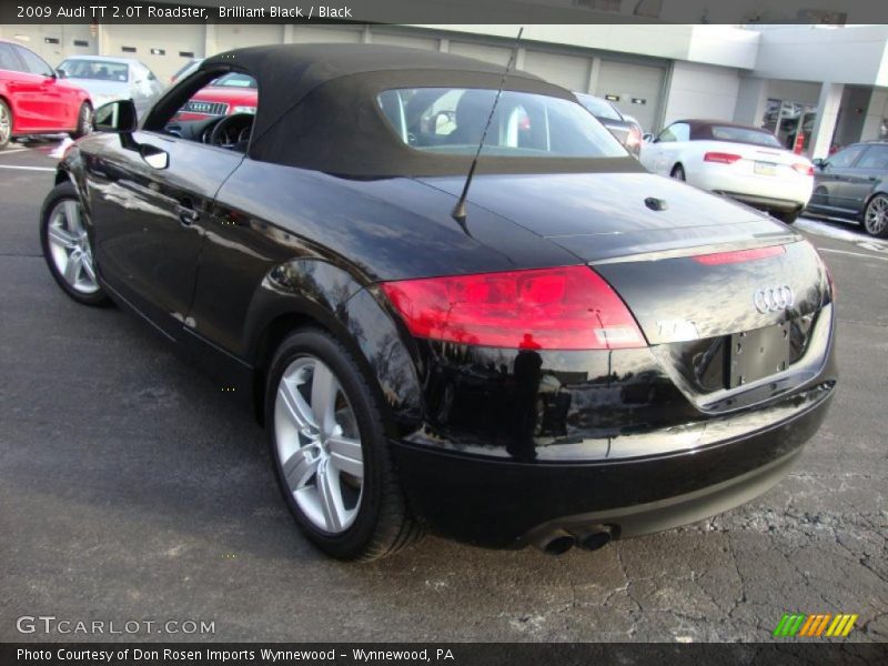 Brilliant Black / Black 2009 Audi TT 2.0T Roadster
