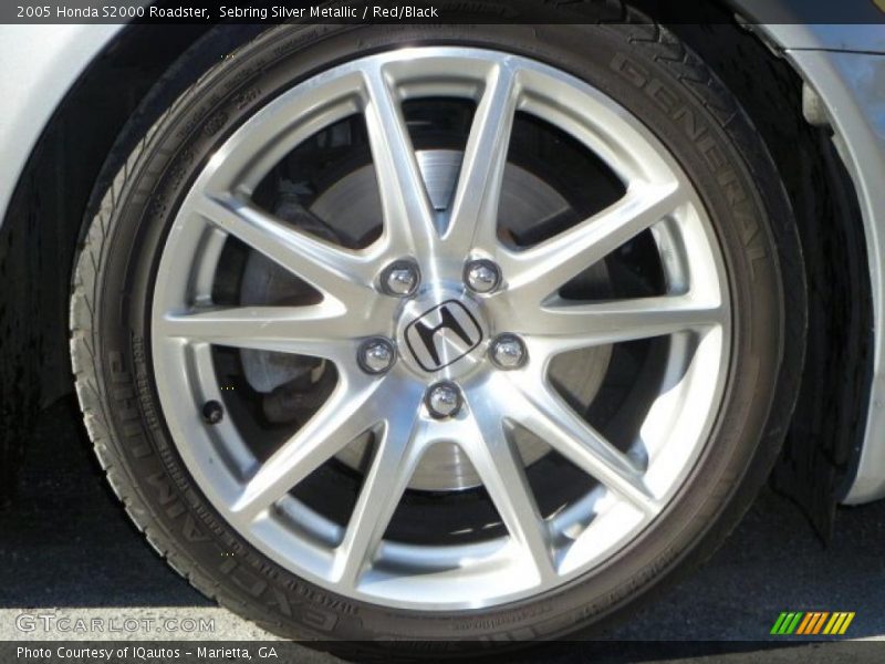 Sebring Silver Metallic / Red/Black 2005 Honda S2000 Roadster