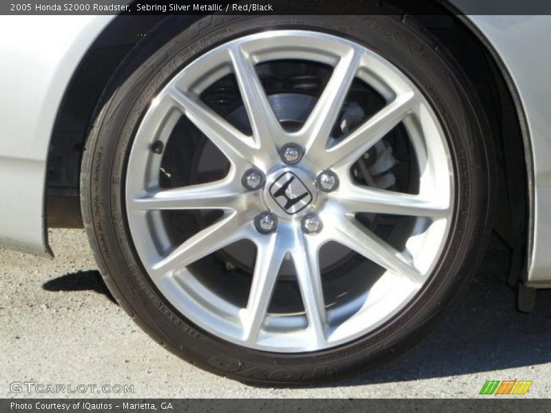 Sebring Silver Metallic / Red/Black 2005 Honda S2000 Roadster